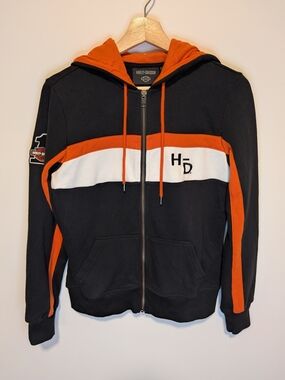 Harley-Davidson Colorblock Zip Hoodie Small #1 Racing